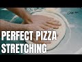 EASY PIZZA STRETCHING | How to open PERFECTLY round pizza