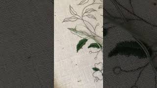 Embroidery process #embroidery #вышивка #вышивкагладью #embroiderydesign #embroiderytutorial #мулине