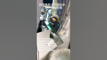 Full-automatic double-head chamfering machine