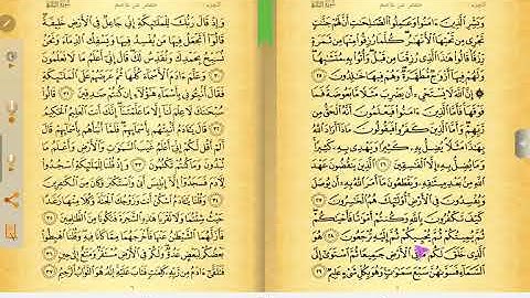 سورة البقرة .صفحة ٦. الاية ٣٠ .٣١.٣٢.٣٣