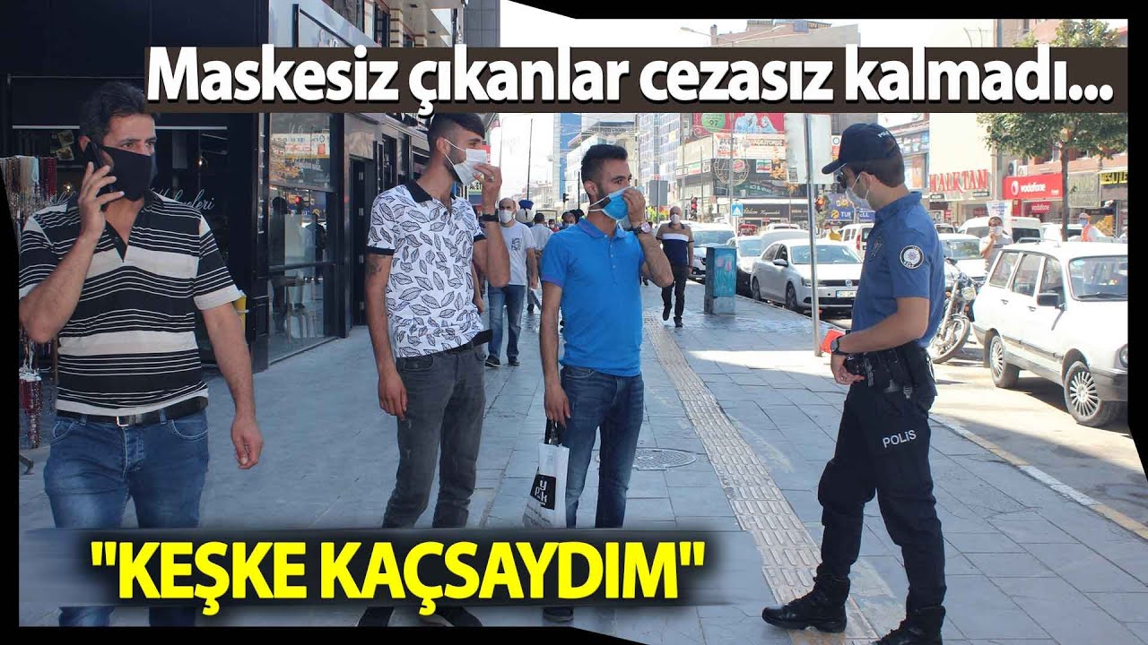 Polise Maskesiz Yakalanan Vatandaş: 