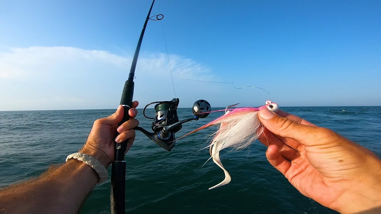Light Tackle Jigging with the NEW Custom Bucktails!!