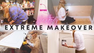 EXTREME PANTRY MAKEOVER! // Making our small pantry work for our LARGE Family of 10!