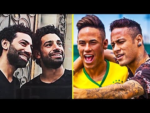 FAMOUS FOOTBALLERS and his DOUBLE ● NEYMAR, SALAH, RONALDO, MESSI, IBRAHIMOVIC