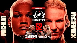 Watch the Full Event Replay of an Historic Invicta FC 52 Card