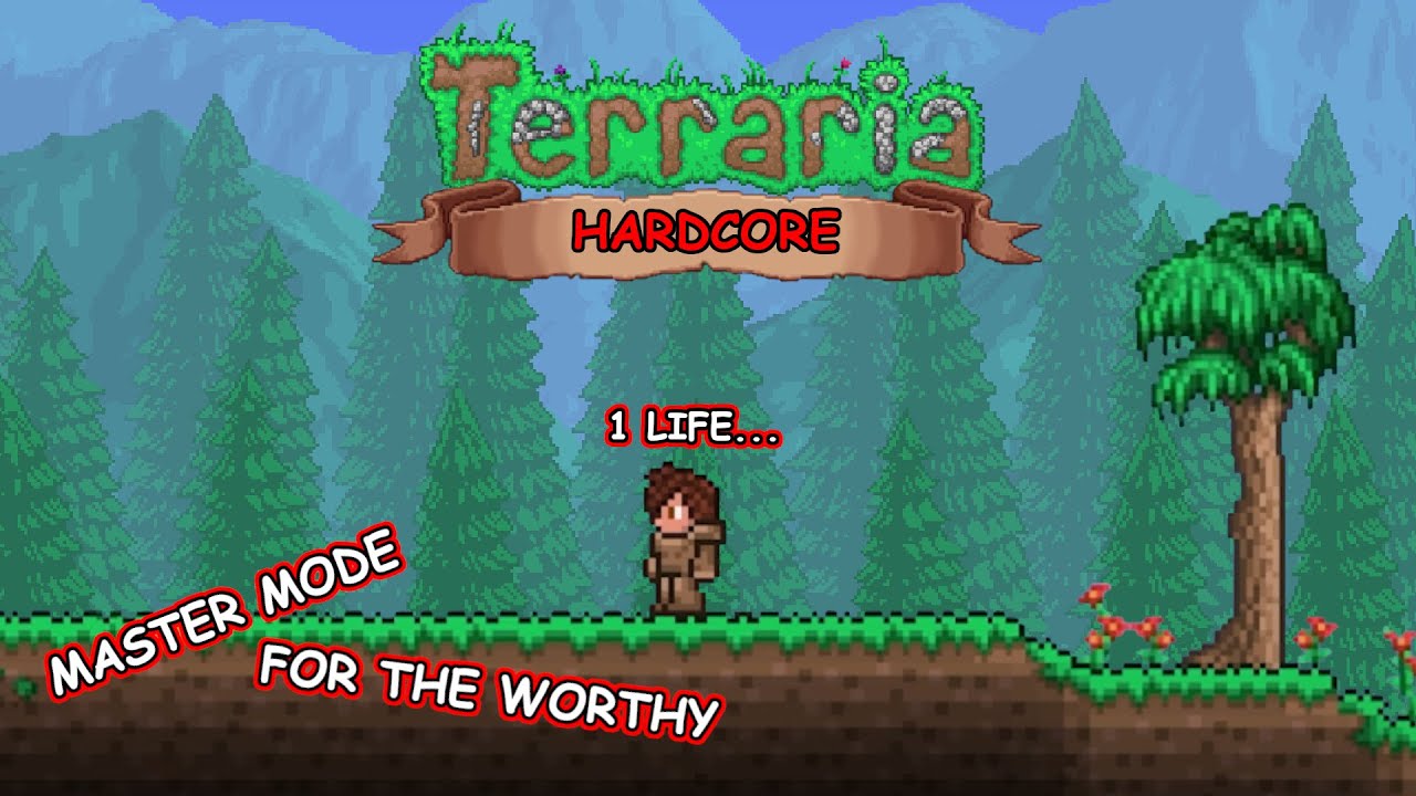 My first actual attempt at HARDCORE Terraria - YouTube