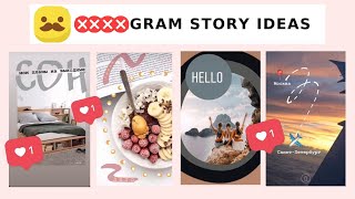 10 КРЕАТИВНЫХ идей для сторис // БЕЗ ПРИЛОЖЕНИЙ #####GRAM* stories