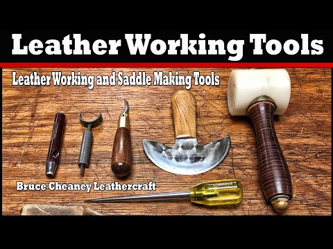 Leather working How to lace leather knife sheaths by hand 