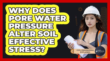 Why Does Pore Water Pressure Alter Soil Effective Stress?