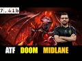 🤯 ATF [ DOOM ] OFFLANE  7.41B - DOTA 2 HIGHEST MMR MATCH#dota2   #dota2gameplay