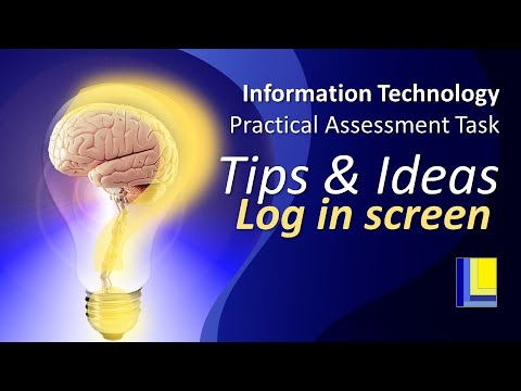 IT PAT Tips and Hints | Login Screen
