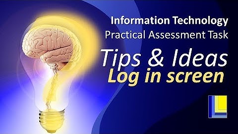 IT PAT Tips and Hints | Login Screen