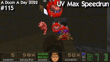 Doom Anomaly Report MAP05: "Canyon Station" UV Max Speedrun 2:46 100% Kills / 100% Secrets