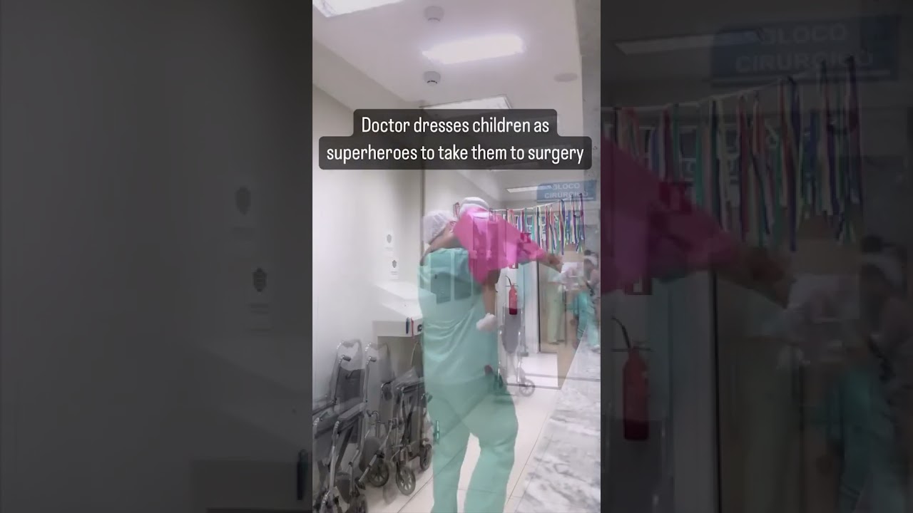 Doctor dresses kids as superheroes 