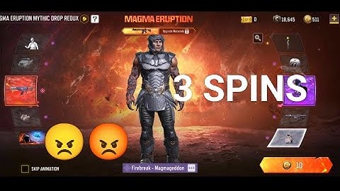Trying 3 Spins on Mythic Peacekeeper | Magma Eruption Redux Draw COD MOBILE