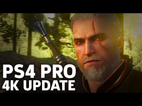Video: 4K PS4 Pro-oppdatering For The Witcher 3 Kommer Om 