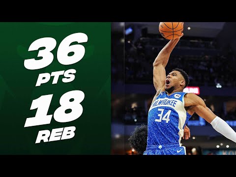 Giannis Antetokounmpo's MONSTER DOUBLE-DOUBLE In Bucks W! 😤| February 12, 2024