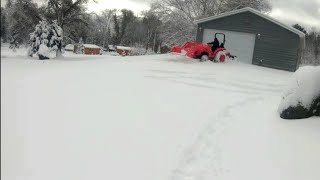 First snowplow with my Kubota l2501!