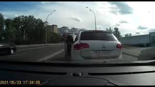 Road Rage Incident in Kiev