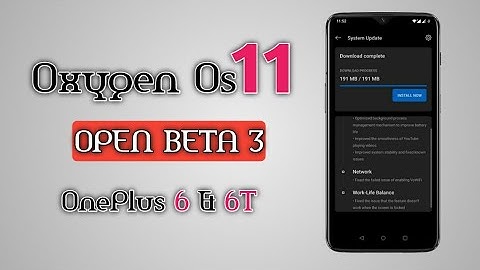 OnePlus 6 & 6T Oxygen Os 11 Open beta 3 | How to Download and Install without data lose
