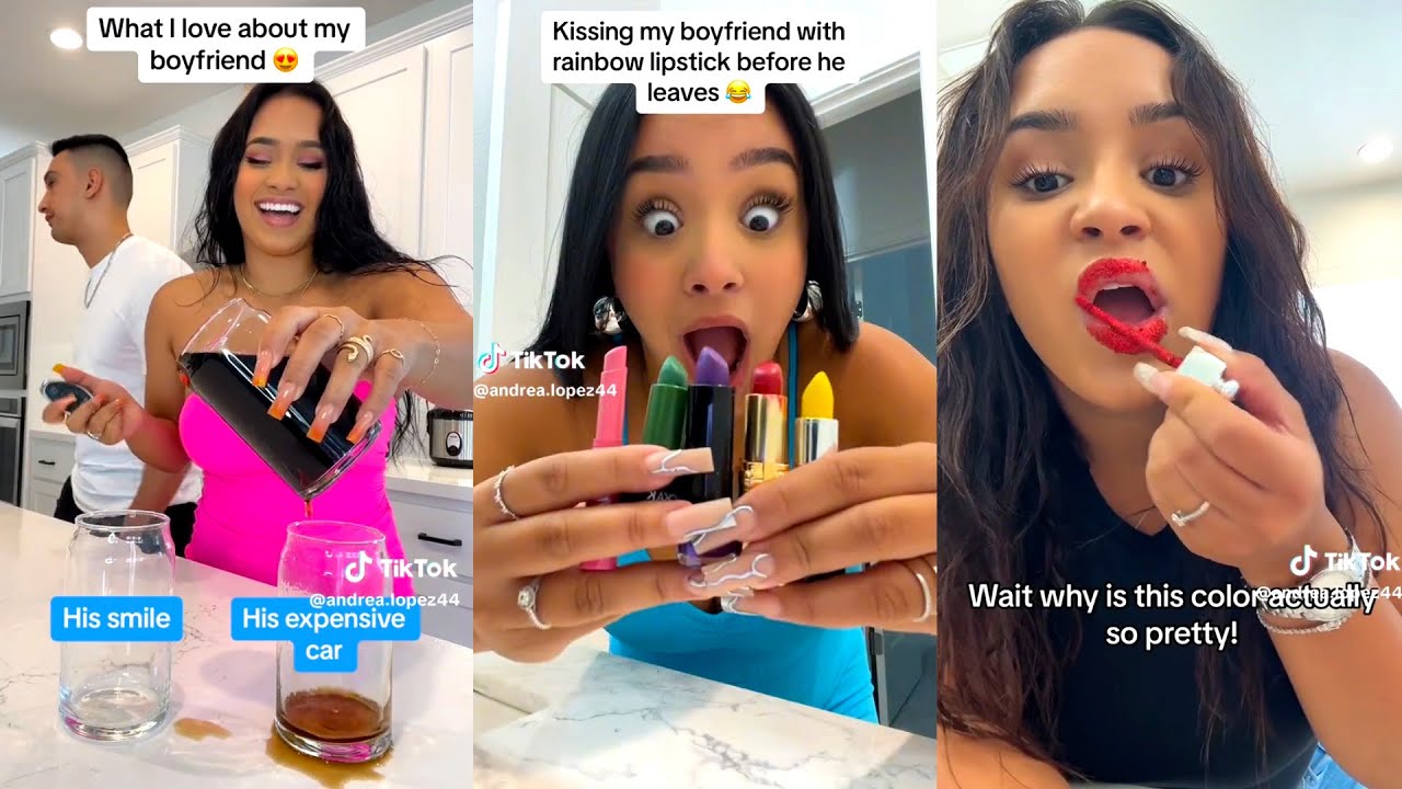 *2 HOUR* Andrea Lopez Funny Couple Videos 2024 | Andrea Lopez New Videos Compilation Part.1