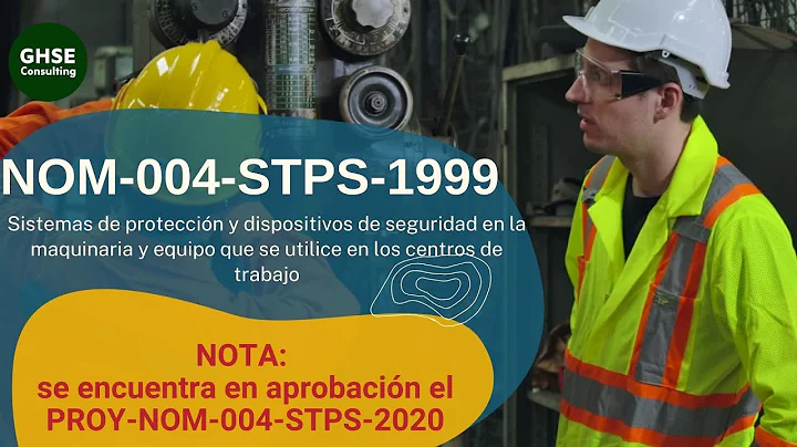 NOM 004 STPS 1999 -Sistemas de protección y dispositivos de seguridad en la maquinaria