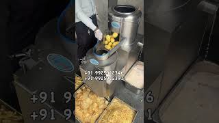 Best Potato Processing Machine|Potato Peeling|potato slicer|French fries finger chips cutting #viral @LeenovaKitchenEquipments