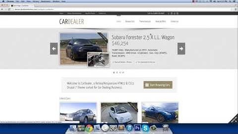 UI & UX Preview Tour - CarDealer Responsive Drupal Theme