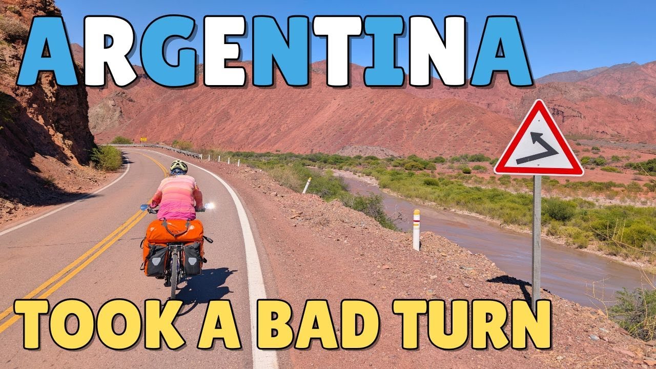 Путешествие на велосипеде по миру (1588-1623 гг.) Аргентина: Маршрут 40, геология, пустыня, вино ...