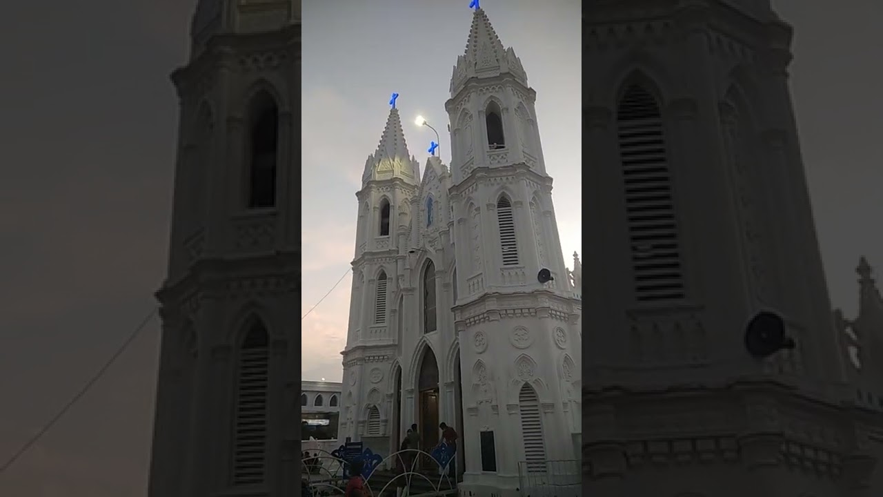vailankanni church bell sound with prayer