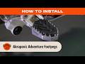 How to Install Akrapovic Adventure Footpegs