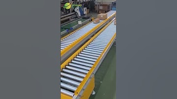 Băng tải con lăn thép trong vận chuyển hàng hóa #xuhuongyoutube #fyp