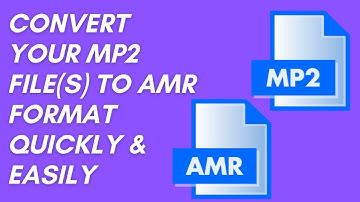 How to Convert MP2 to AMR quickly & easily - Beginner
