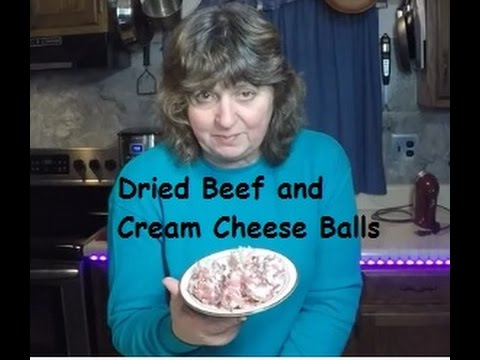 Dried Beef and Cream Cheese Balls Party Snack