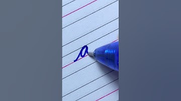 How to write ab in cursive handwriting | How to connect small letters in cursive | 2023