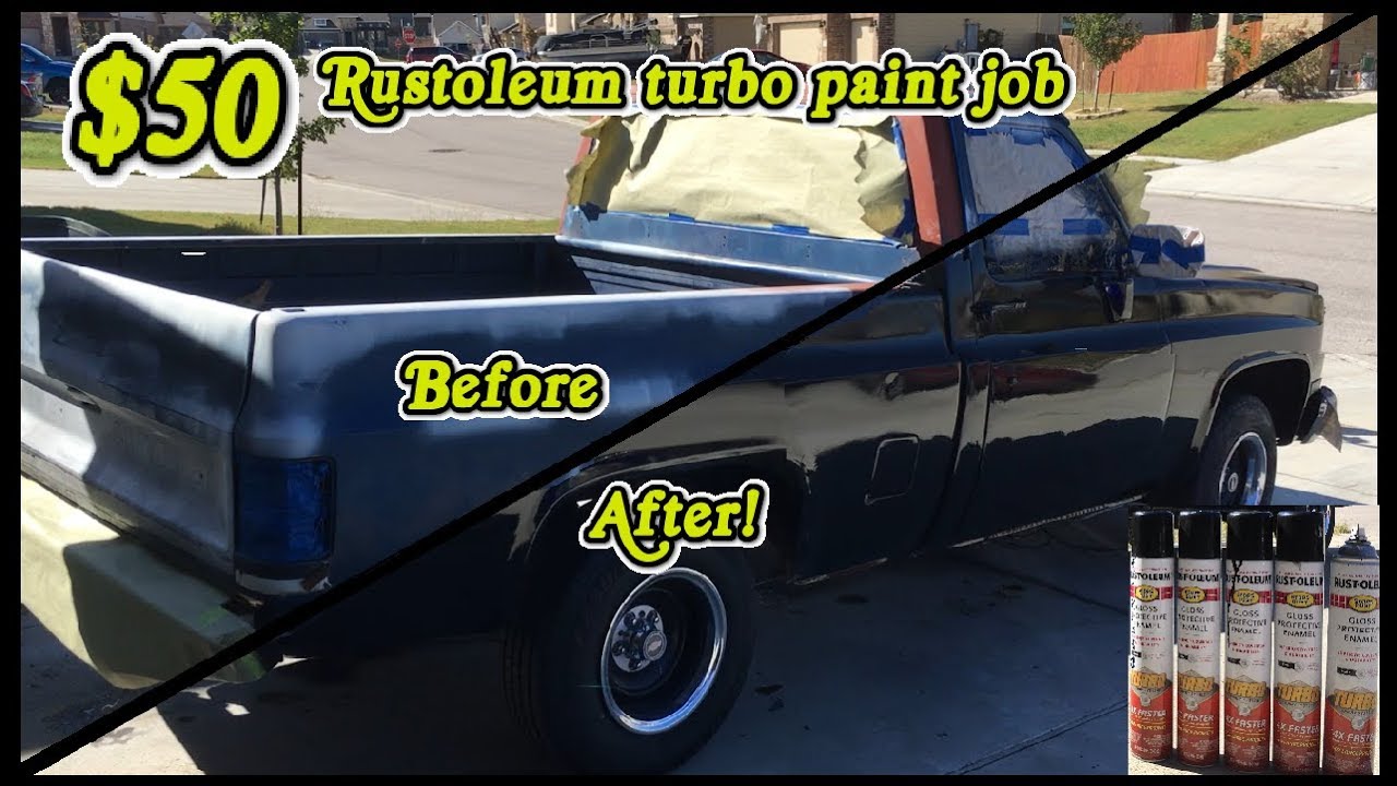 $50 rustoleum turbo paint job. 
