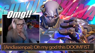 POV: YOU JUST WATCHED TEAM CHINA GUXUE PLAYING DOOMFIST IN OWWC 2023 // Reaction video vs streamer