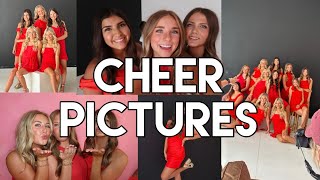 CHEER PICTURES | grwm, shopping, + pics