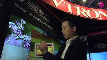 VTRON showcased Visualisation Interactive System (VIS), the control room collaboration solutions