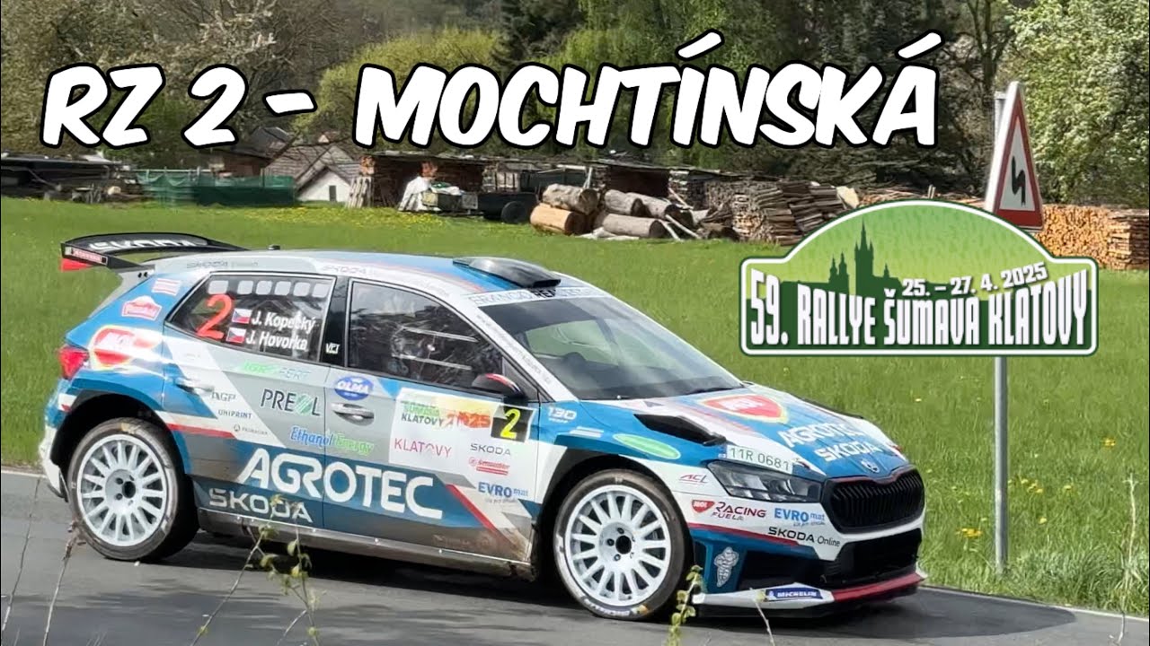 Rallye Šumava Klatovy 2025 - RZ 2 - Mochtínská