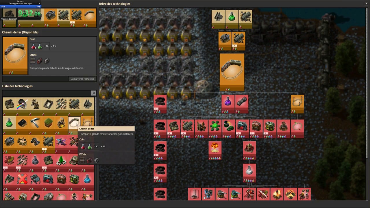 Factorio SpeedRun Getting on track like a Pro 3rd world time - YouTube