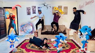 القنفذ سونيك صاحب القوى الخارقه⚡️والبروفوسير الشرير😈 في منزلنا🏠😱( SONIC⚡️الجزء الاول🔥)