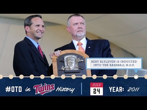 July 24, 2011, Blyleven inducted into HOF