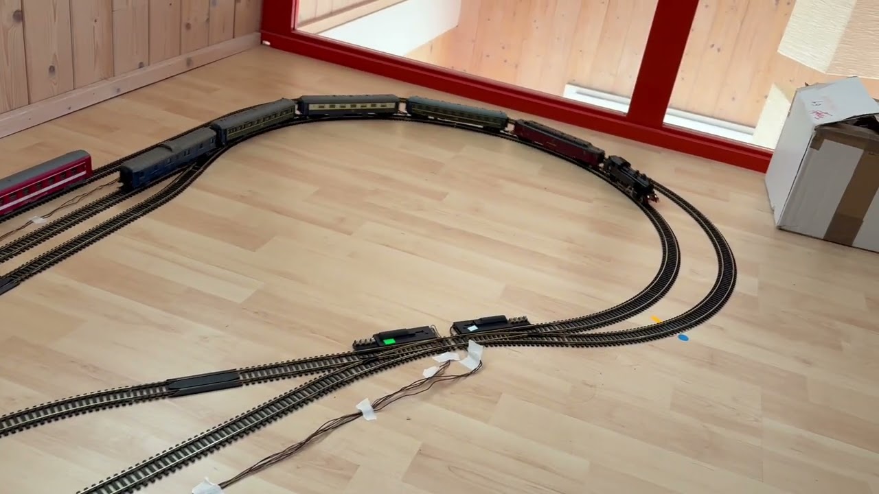 Réseau test avec rails Fleischmann 