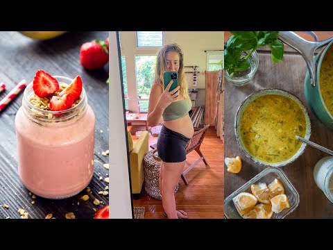 What I Eat 🥑 22 Weeks Pregnant + Weight Gain & Body Image Chat