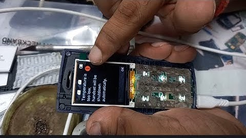 Nokia temperature is too low handset will be shutdown automatically/temperature too high 100% fixed 