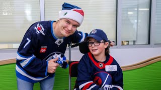 RUNWAY | Winnipeg Jets visit local hospitals