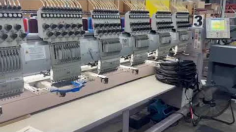 2013 ZSK JAFA0612-400 6-Head Embroidery Machine - Auction