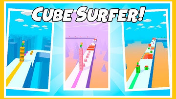 CUBE SURFER! - Walkthrough Gameplay - INTRO (iOS Android) Level 3 - 8