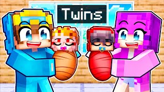 Nico and Zoey Adopt TWINS in Minecraft!